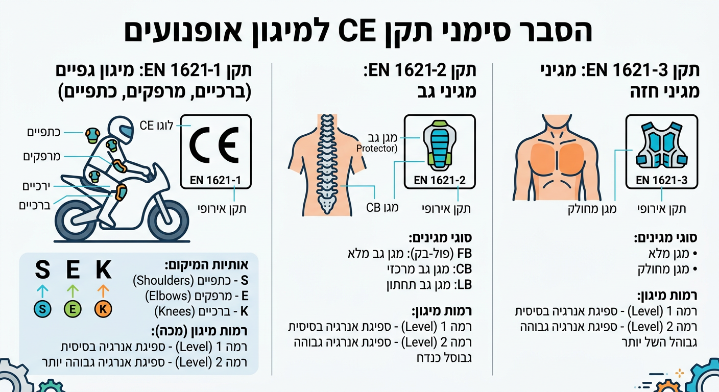 איך לקרוא את סמלי תקן המיגון CE על התווית